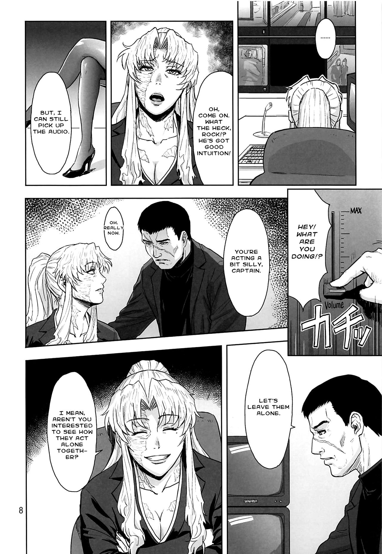 (C96) [AZASUKE WIND (AZASUKE)] Honeoridoku - I can't use my hands (Black Lagoon) [English] [Nisor] page 7 full