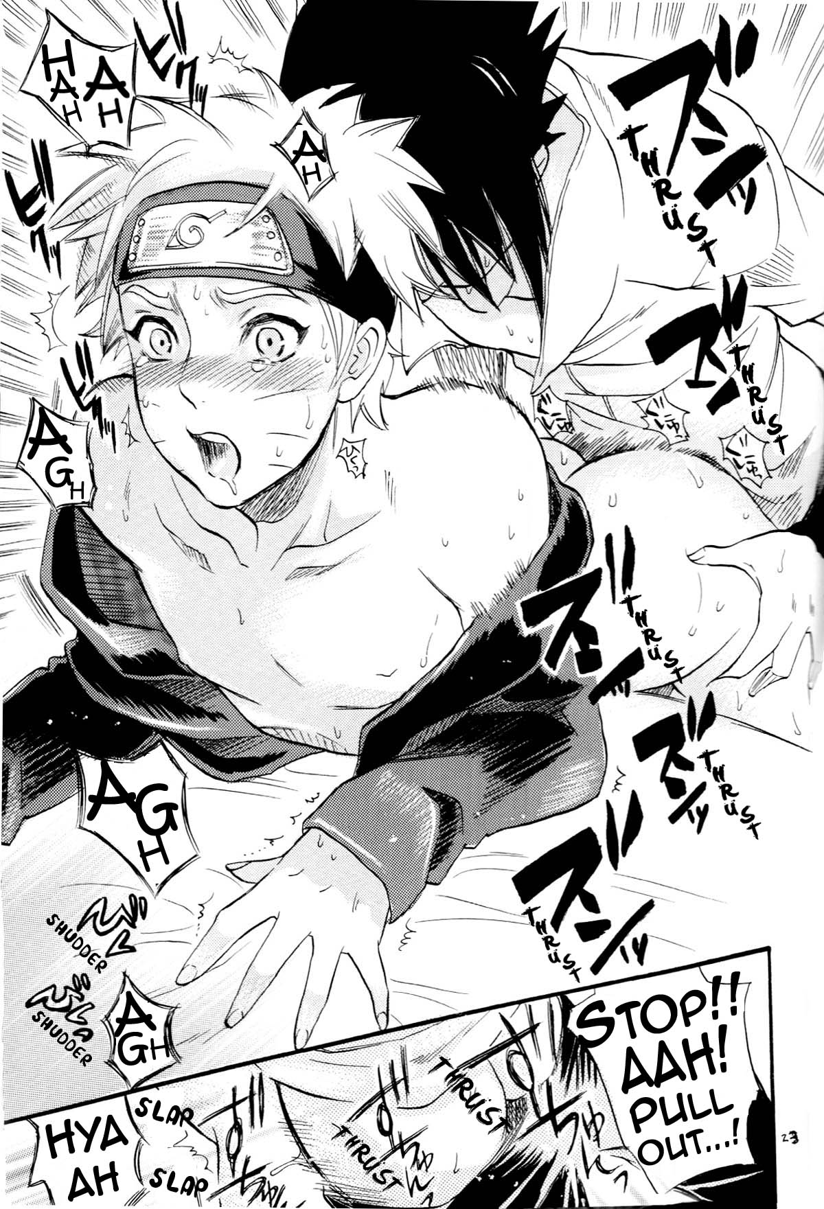 [Mikayla (Imai Hanako)] Fude Oroshi no Gi (NARUTO) [English] [Baku] page 22 full