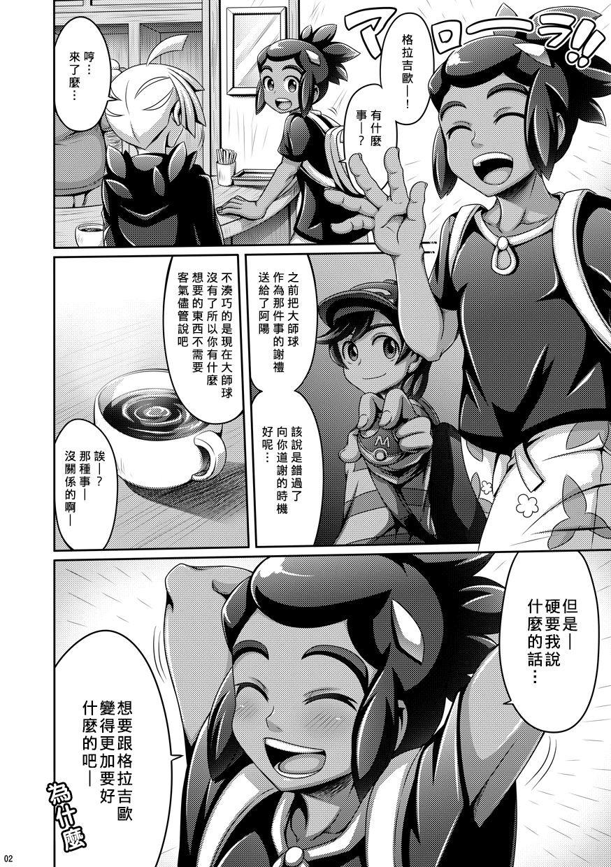 [Dynamic Kanoke (Dainakishin)] Ore-tachi wa Nakayoshi!! (Pokémon Sun and Moon) [Chinese] [CE家族社] [Digital] page 3 full