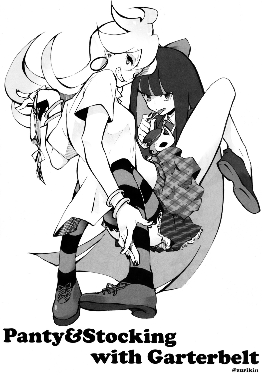 (C79) [Hakkekkyuu Sekkekkyuu (Zekkyou)] Honey Honey (Panty & Stocking with Garterbelt) page 14 full