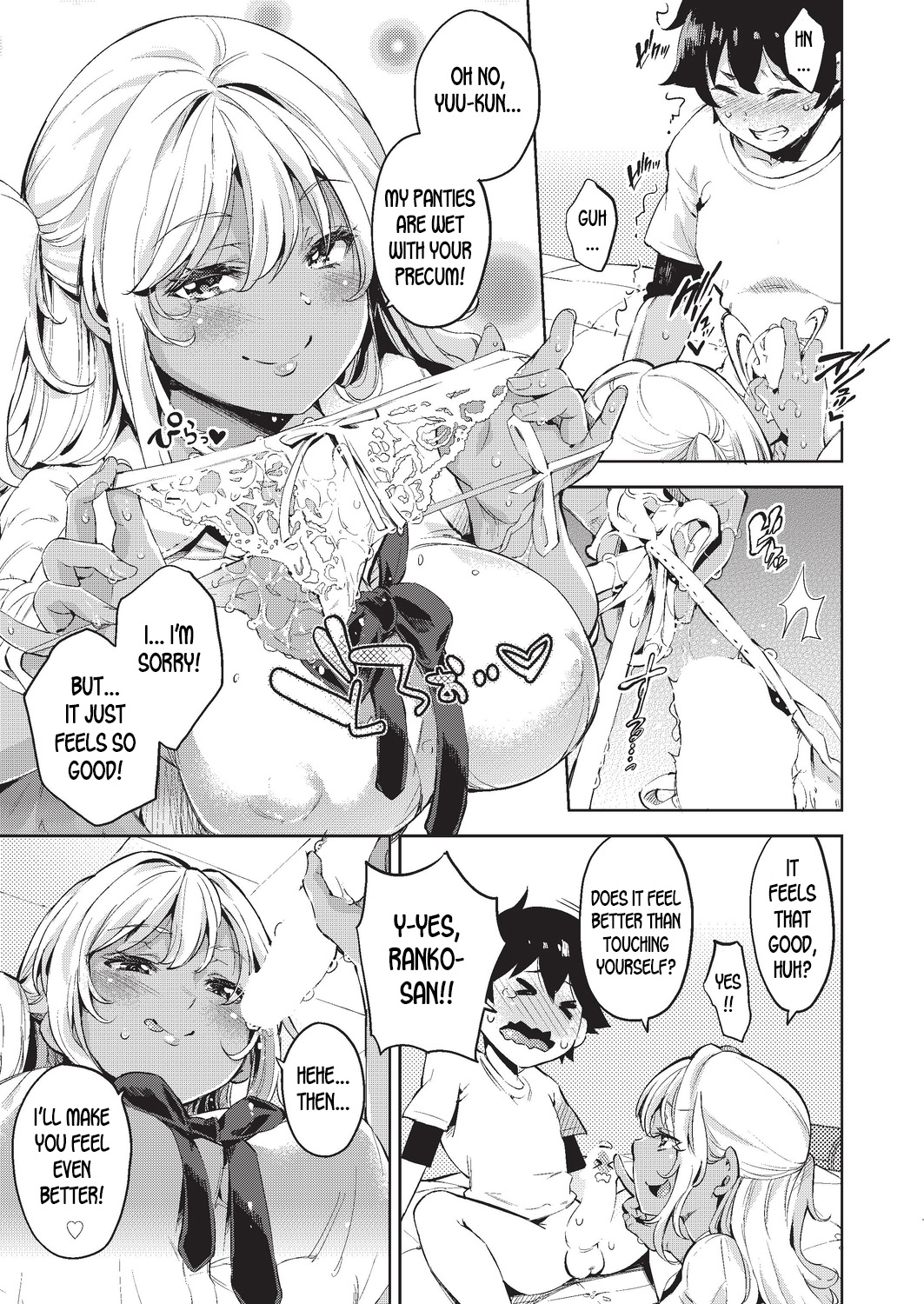 [Musenmai] Doutei Ochinchin ni Katenakatta Kuro Gal | The Black Gal Who Can't Win Against the Virgin Dick (COMIC AUN 2019-06) [English] [desudesu] [Digital] page 9 full