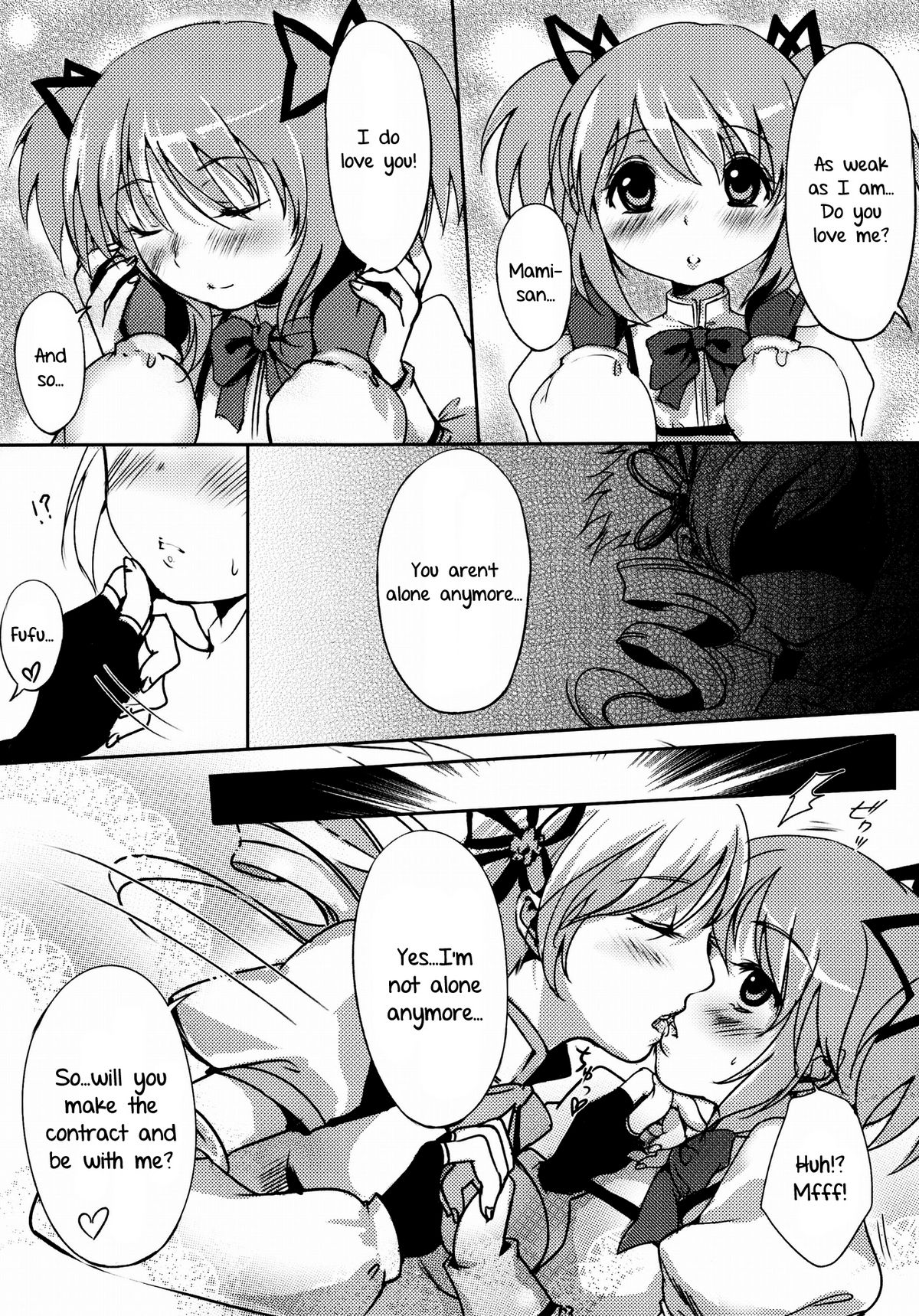 (COMIC1☆5) [CAT・ω・STREET (Miiru)] LOOP (Puella Magi Madoka Magica) [English] {Sharpie Translations} page 7 full