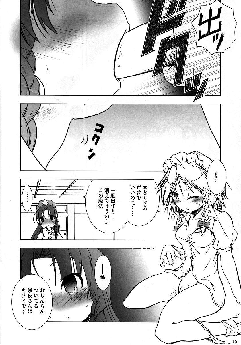 (C68) [Gutenberg no Musume (Hoshino Darts, KnightO Satoshi)] Hibiku Kurenai (Touhou Project) page 9 full