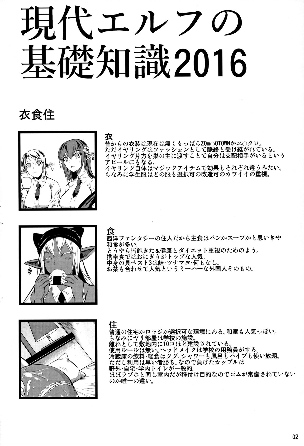 (C90) [Shoot The Moon (Fuetakishi)] High Elf x High School Shuugeki Hen Toujitsu page 4 full