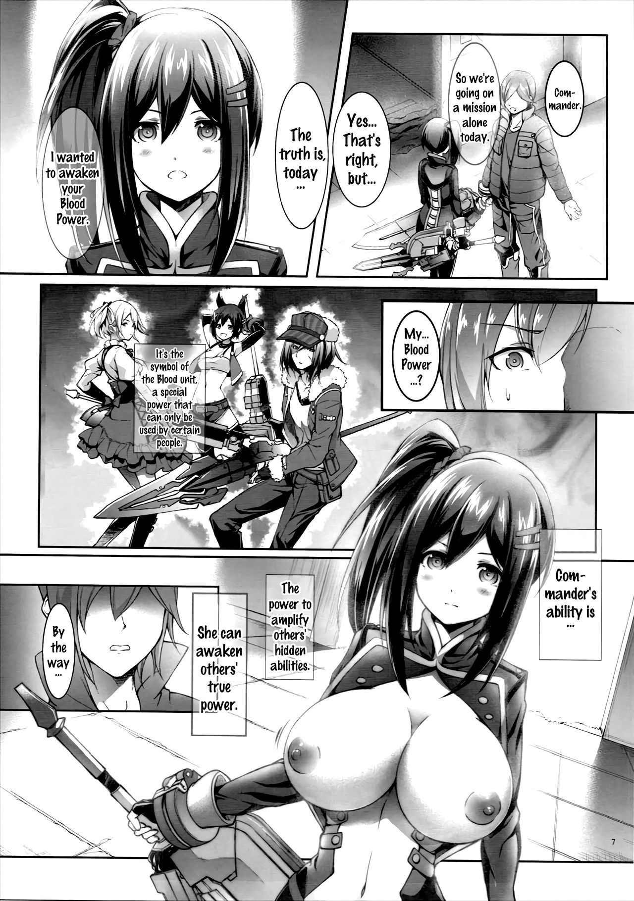 (COMIC1☆9) [Cloud Palette (Akanagi Youto, Kuroyume Naoto)] Sore Ike! Bokura no Blood Taichou (God Eater 2) [English] {doujins.com} page 6 full