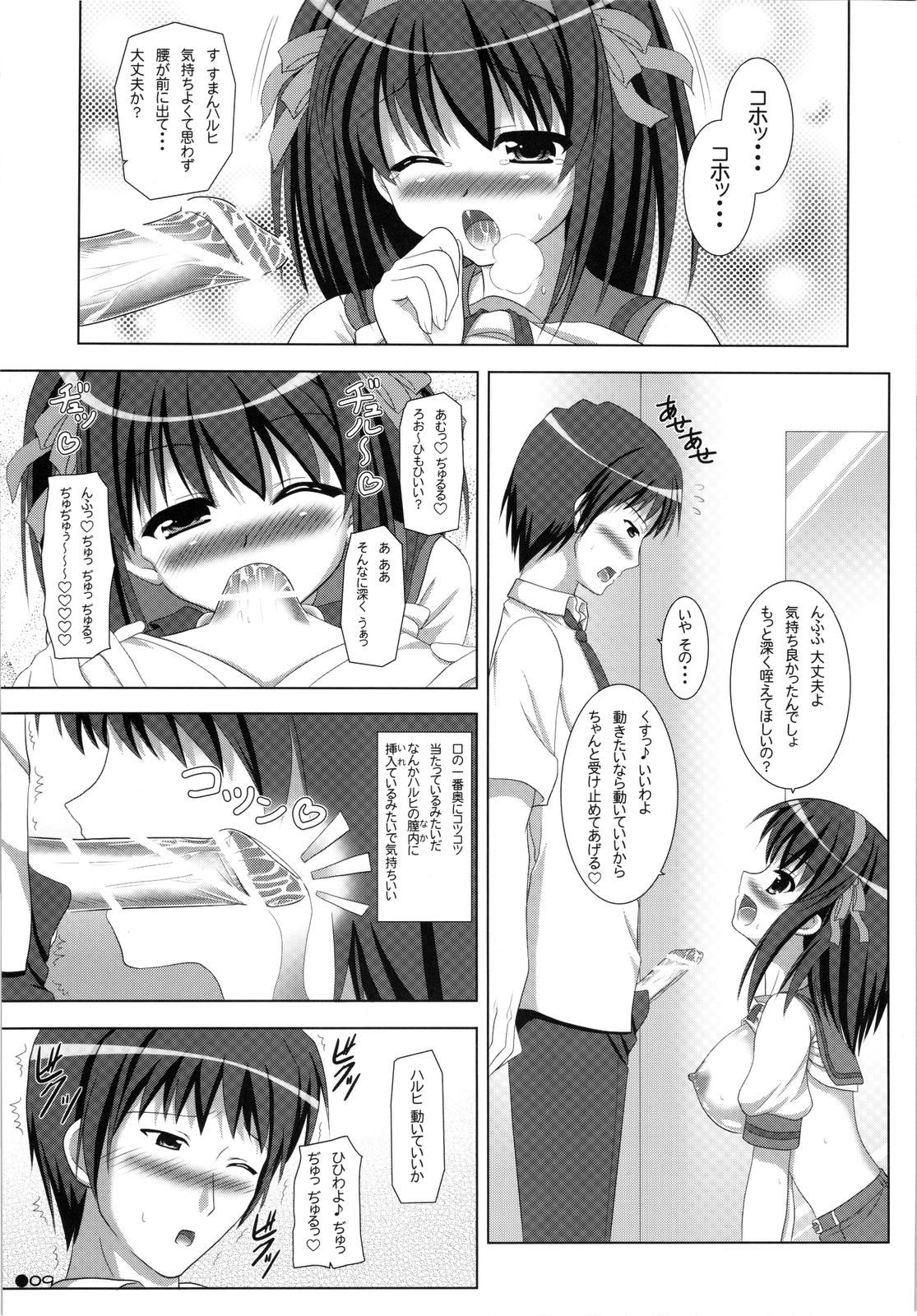 (C74) [Turning Point (Uehiro)] Harukyon no Ecchi Hon 9 (The Melancholy of Haruhi Suzumiya) page 8 full
