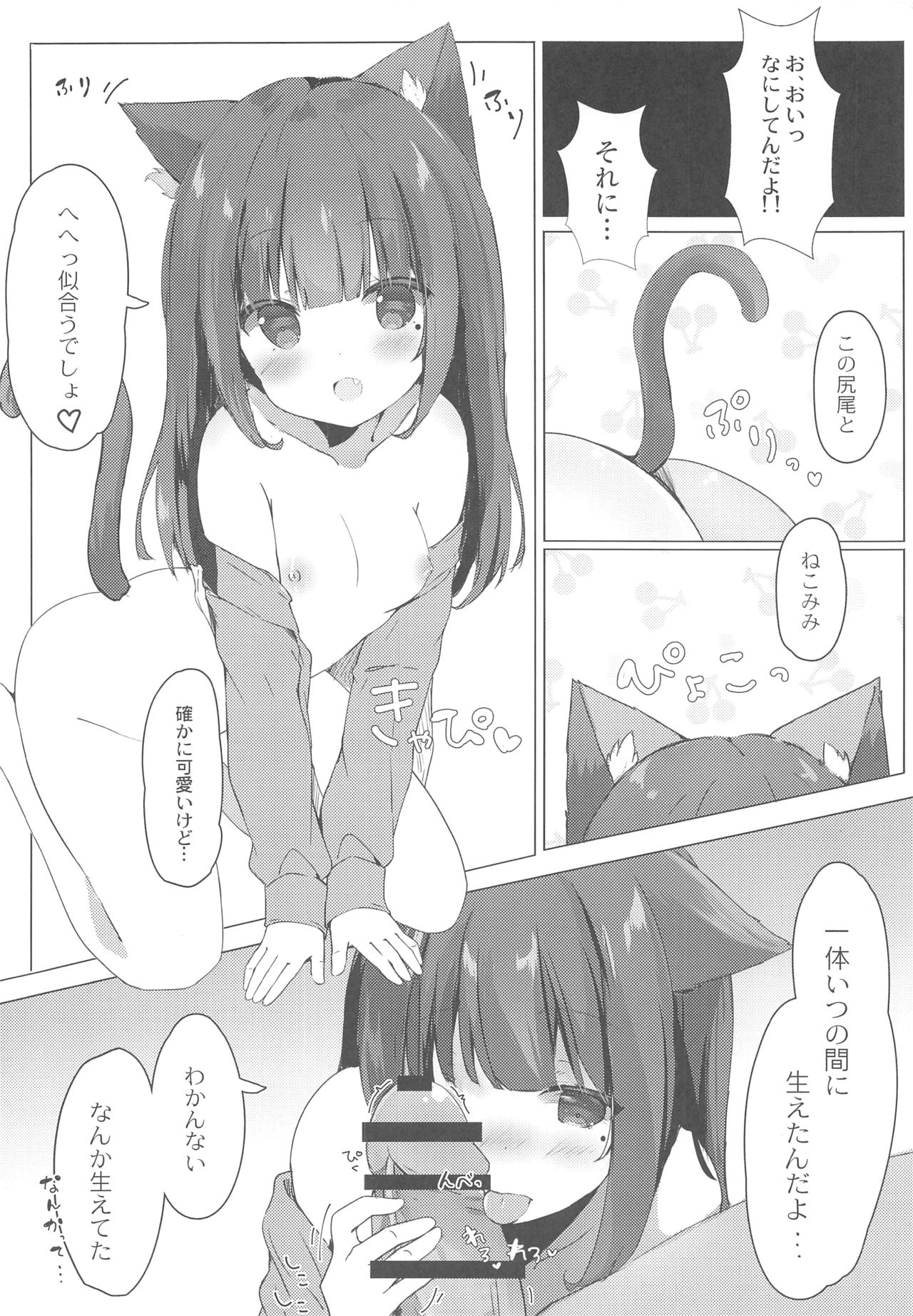 (C95) [PoyoPoyoSky (Saeki Sola)] Onii-chan Nekomimi wa Osuki desu ka? page 5 full