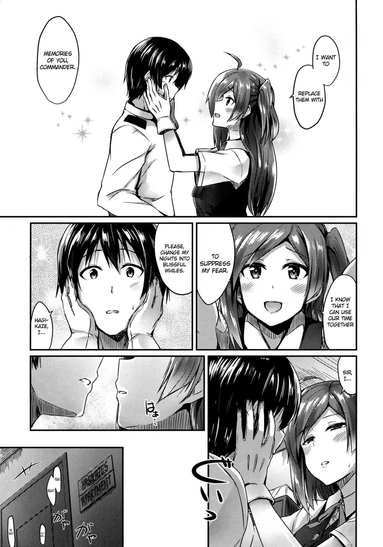 (Houraigekisen! Yo-i! 25Senme!) [L5EX (Kamelie)] Hagikaze to yoru no omoide (Kantai Collection -KanColle-) [English] {doujins.com} page 4 full