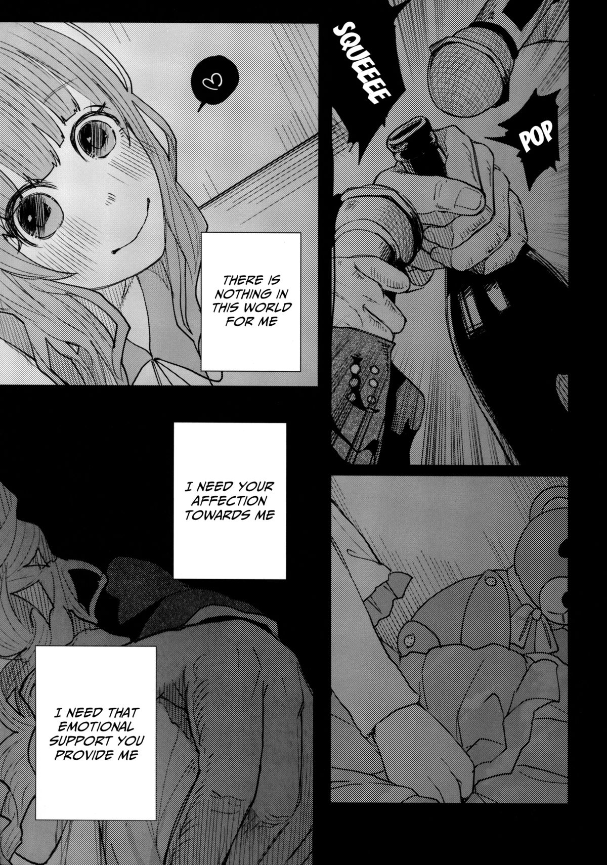 (COMITIA111) [Chemical Janky (Shiruka Bakaudon)] Menhera Hosukyou Bokobokorin! | Beating Up a Mental Host Club Frequenter Chick! [English] page 8 full
