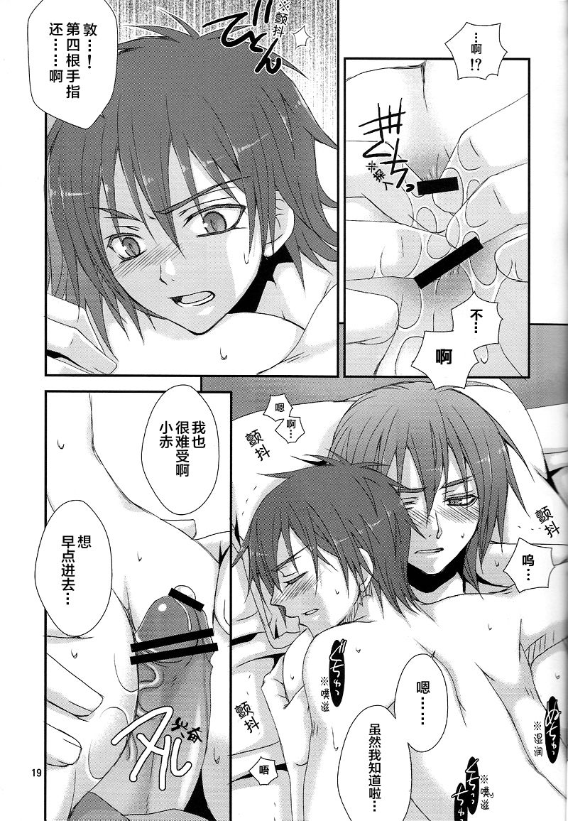 (C82) [VALIANT (Shijima Kiri)] Dakara Ore wa, H ga Dekinai. (Kuroko no Basuke) [Chinese] page 19 full