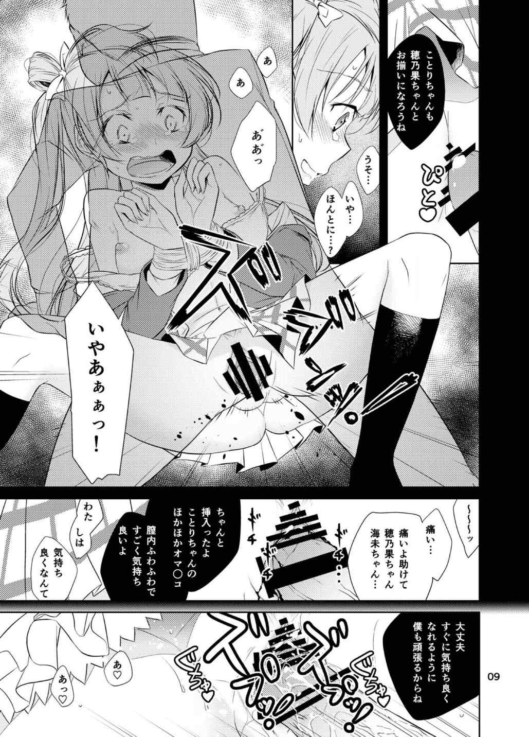 (C86) [Tokachi no Kuni (Yukiri Takashi)] School Idol Kankin ~Minami Kotori·Sonoda Umi~ (Love Live!) page 8 full