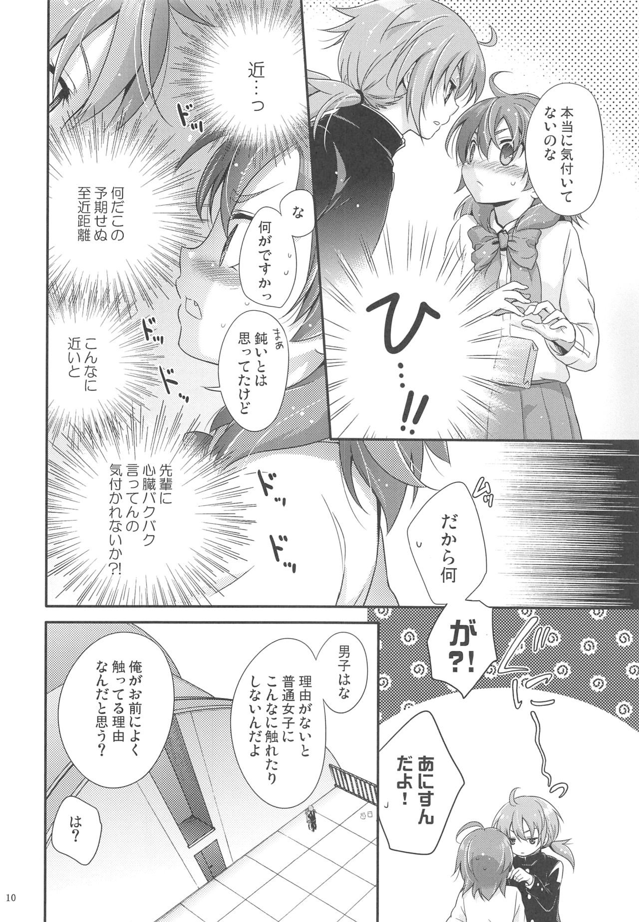 (Seishun Cup 8) [Holiday School (Chikaya)] Secret×Sweet×Secret (Inazuma Eleven GO) page 9 full