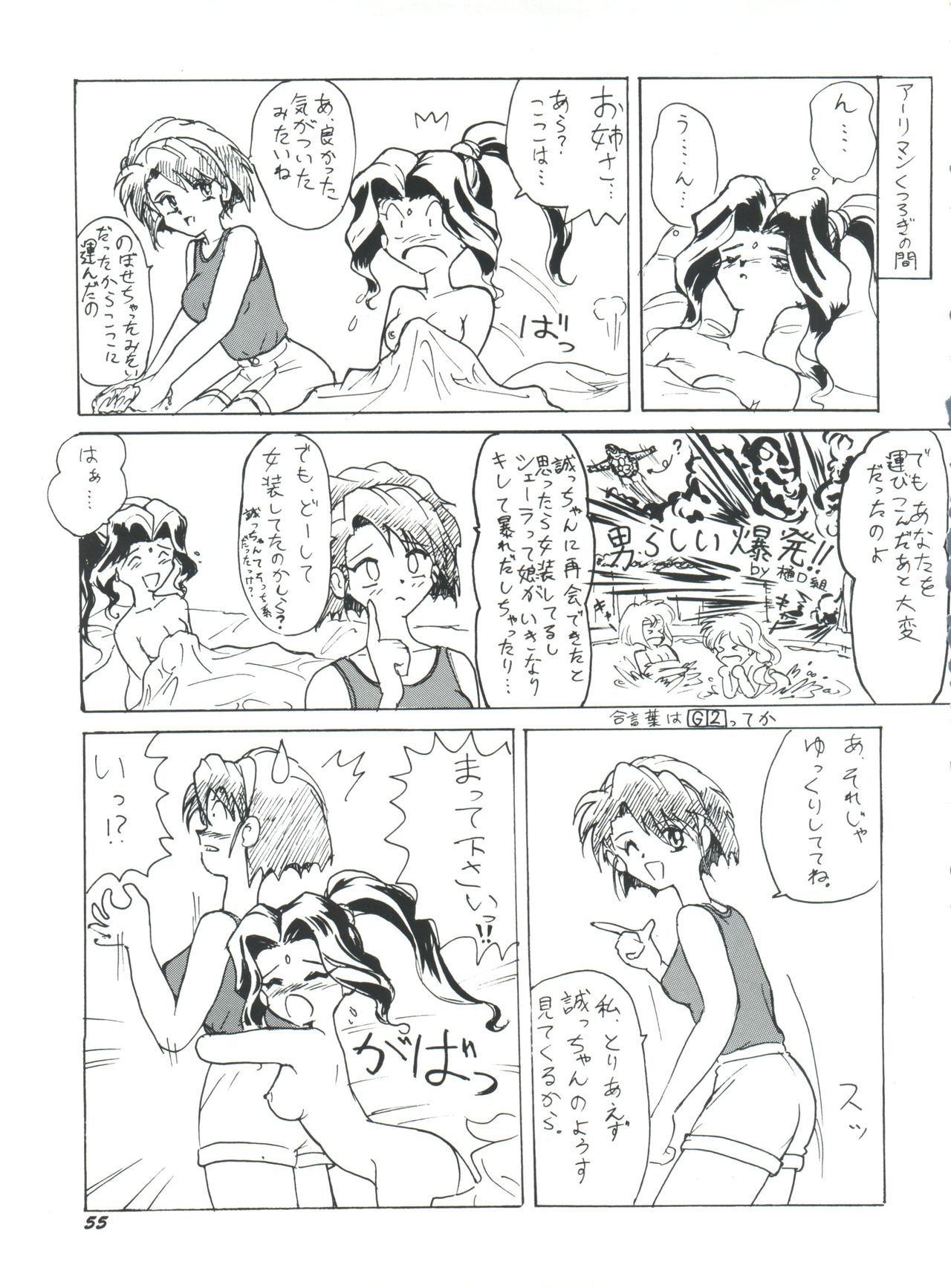 (C50) [Team Plus-Y (Various)] PLUS-Y Vol. 18 (El Hazard, Gundam X, Tenkuu no Escaflowne) page 55 full