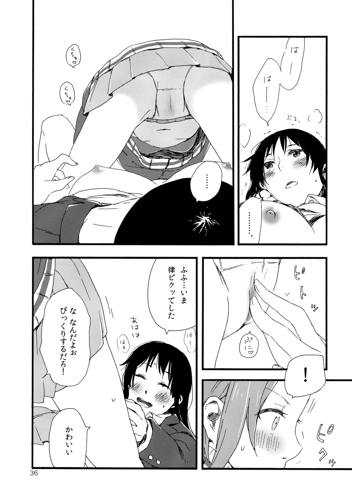 (C87) [Super Sentou, The Shakya (Fukutarou, Oke)] Otona no RitsuMio Hangyaku Hen (K-ON!) page 37 full
