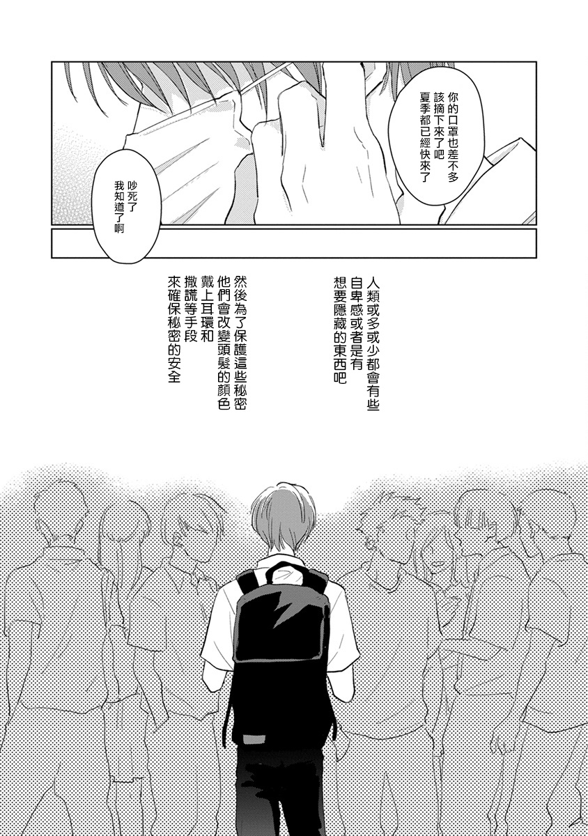 [Sango Mitsuru] Mask Danshi wa Koishitakunai no ni | 口罩男子明明不想谈恋爱 Ch. 1-2 [Chinese] [拾荒者汉化组] [Digital] page 7 full