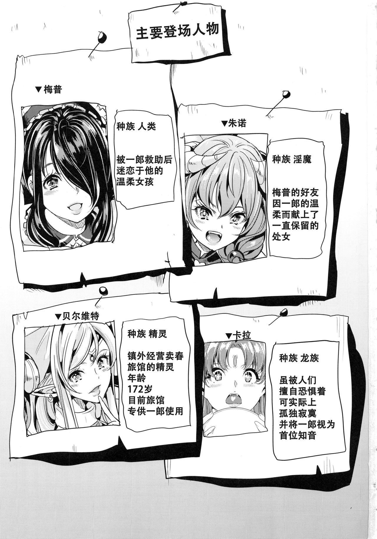 [Yabitsutouge (Ootori Mahiro)] Boku no Isekai Harem 3~3.14 [Chinese] [鬼畜王汉化组] [Digital] page 3 full