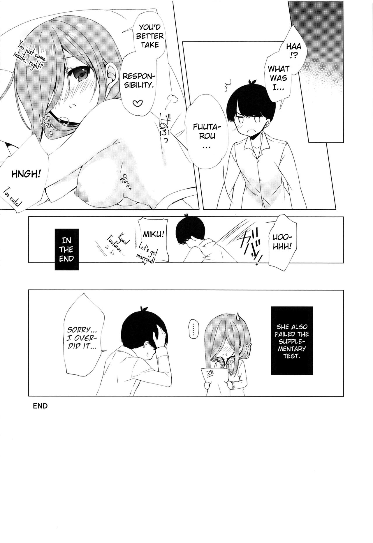 (SC2019 Autumn) [Indico lite (Mitha)] Secret Study Session (Gotoubun no Hanayome) [English] [YummyYamYami] page 15 full