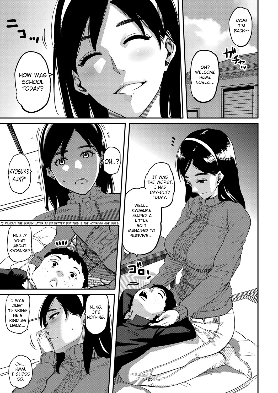[Hana Hook] Haha to Ikemen x Boku to Zurineta (Comic Magnum Vol. 34) [English] [Digital] page 3 full