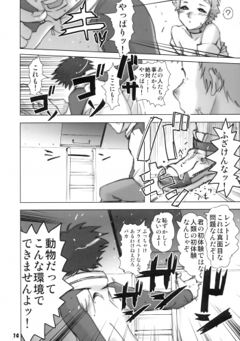 (C69) [Rikudoukan (Aoneko, INAZUMA., Rikudou Koushi)] Rikudou no Eureka (Eureka 7, My Melody, PreCure) - page 13