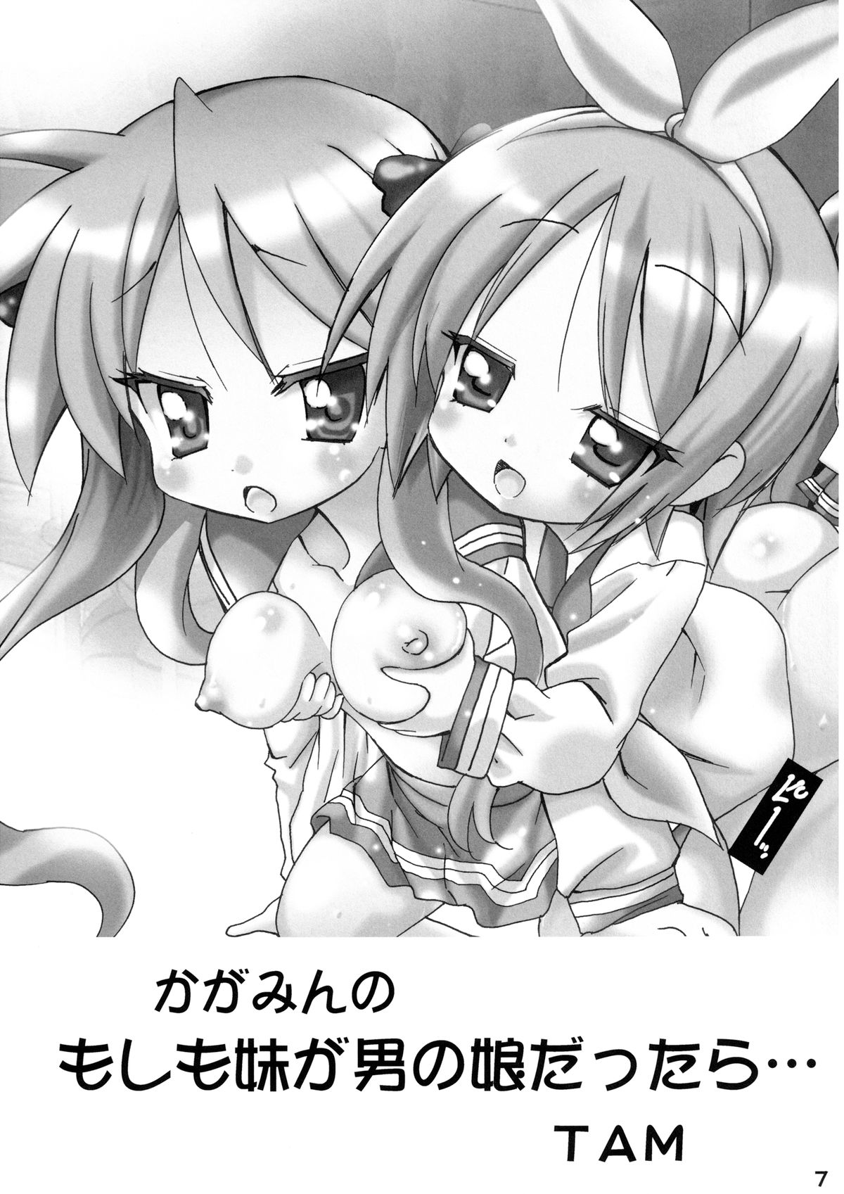 (C82) [PH (TAM)] Kagamin no Moshimo Imouto ga Otokonoko Dattara (Lucky Star) page 7 full