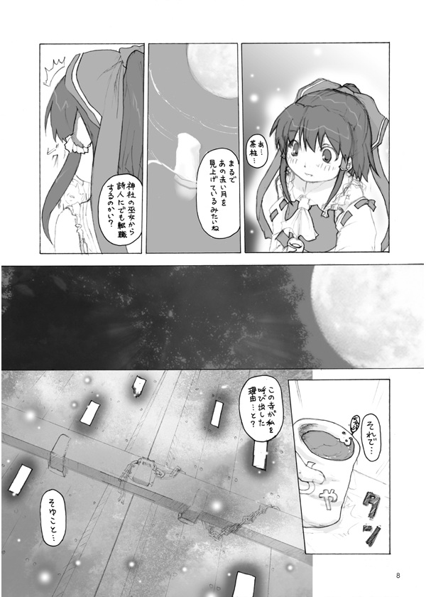 (C67) [Lost Sky, ERA FEEL (Kimijima Yoshinori, Kuraoka Aki)] Touhou Dankonju (Touhou Project) page 7 full