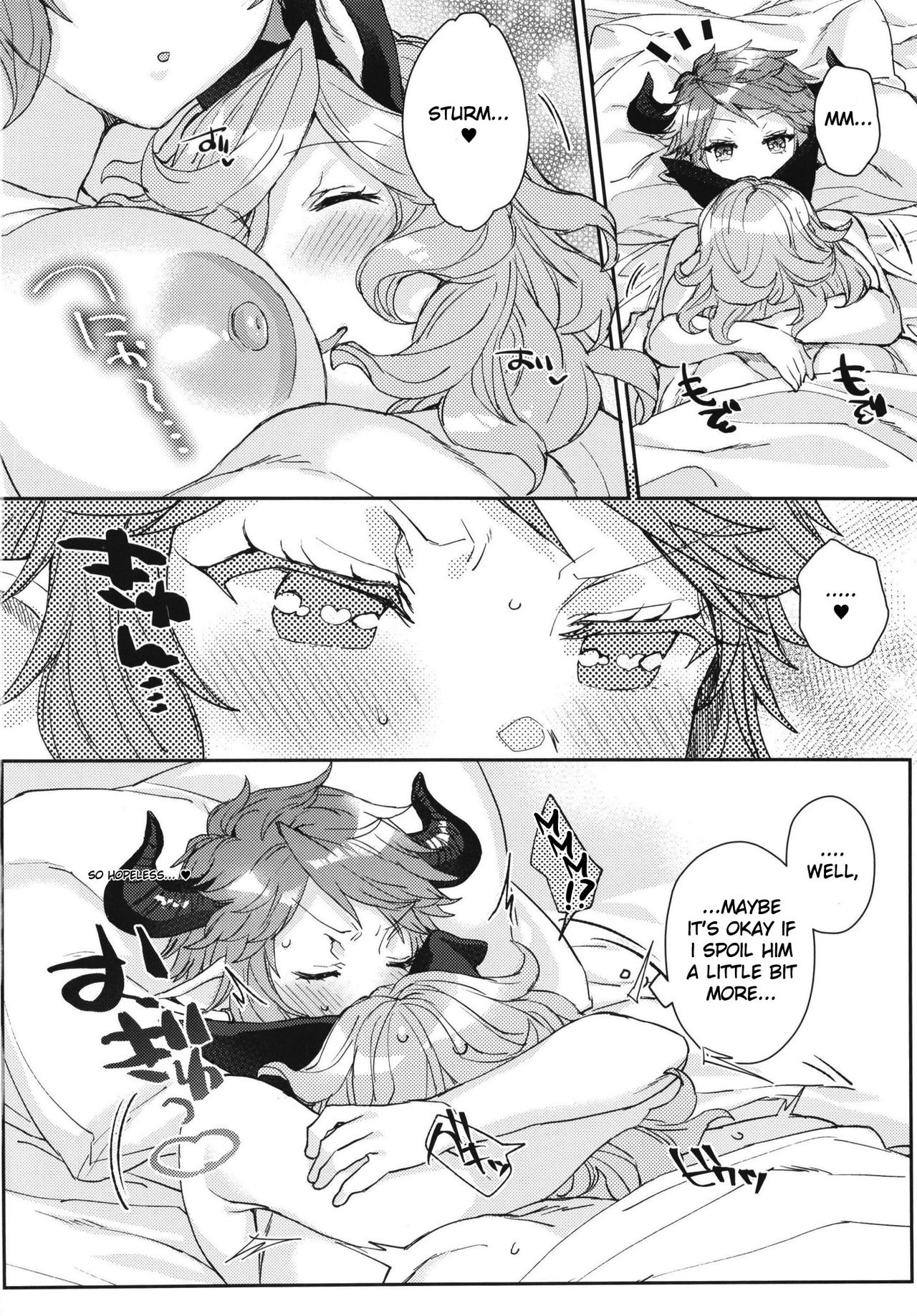 [Hachimitsu Romance (Eno Yukimi)] Sturm-dono ni Amaetai (Granblue Fantasy) [English] [Clawhammer] [Digital] page 28 full