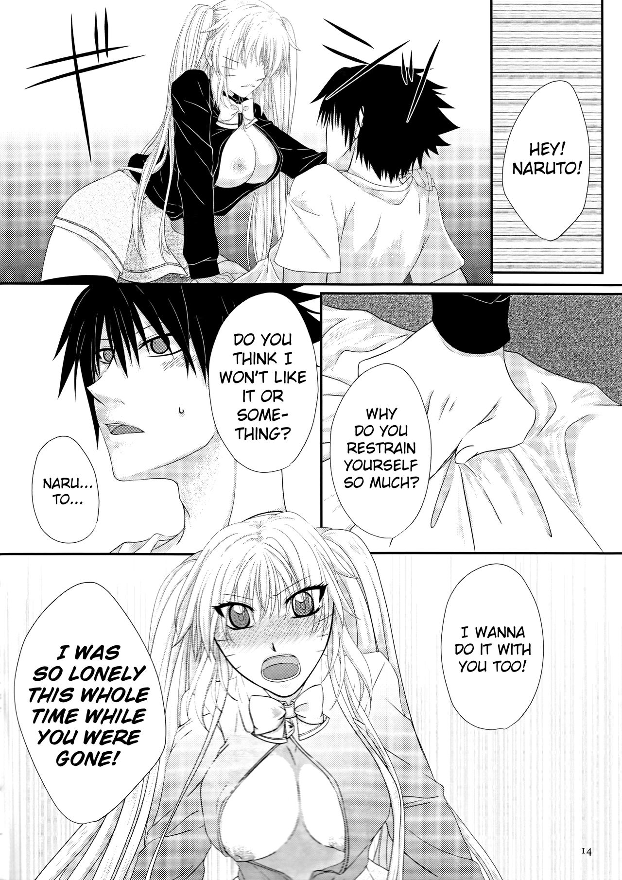 (Koi Sasuraeba Ai to Naru) [Heinetsu 37°C (Nanae Juu)] Kimi dake ni Wagamama o (Naruto) [English] [biribiri] page 13 full