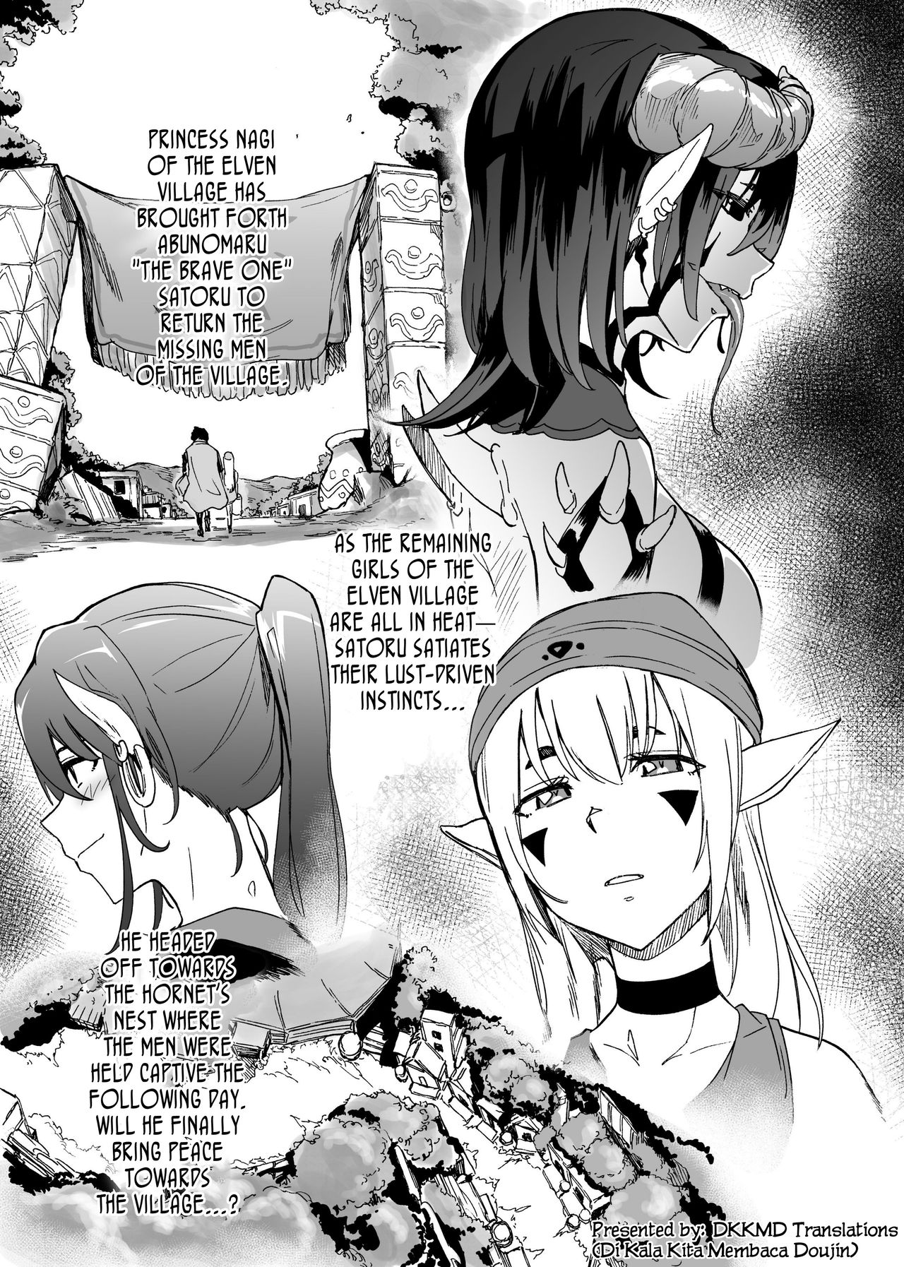 [HIDARIkiki (Kizuki Rei)] Zetsurin Yuusha to Inran Mazoku [English] [DKKMD Translations] page 2 full