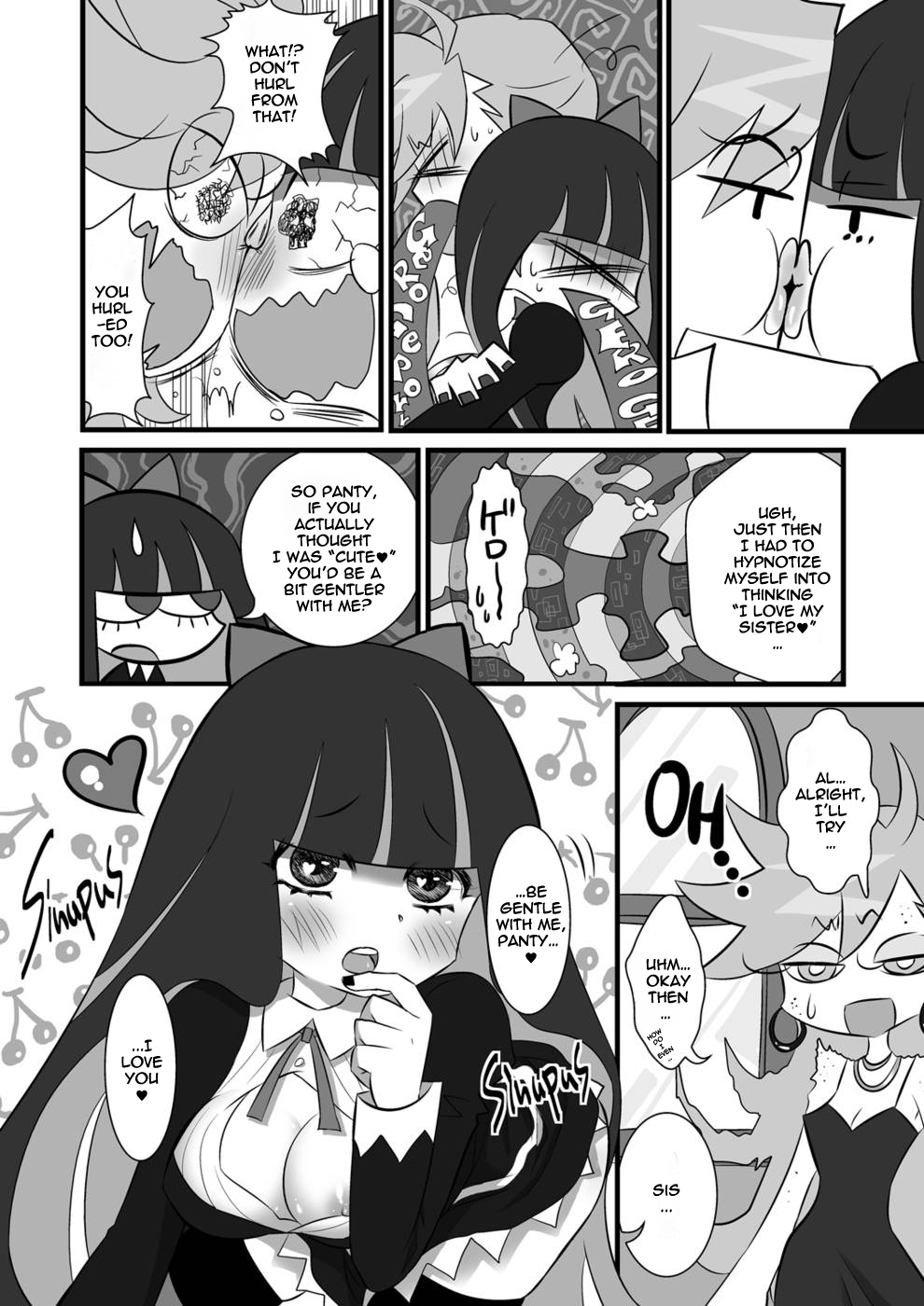 (C79) [Ningen Modoki (Random)] Chu Chu Les Play - lesbian play (Panty & Stocking with Garterbelt) [English] [Yuri-Bot Scans] page 8 full