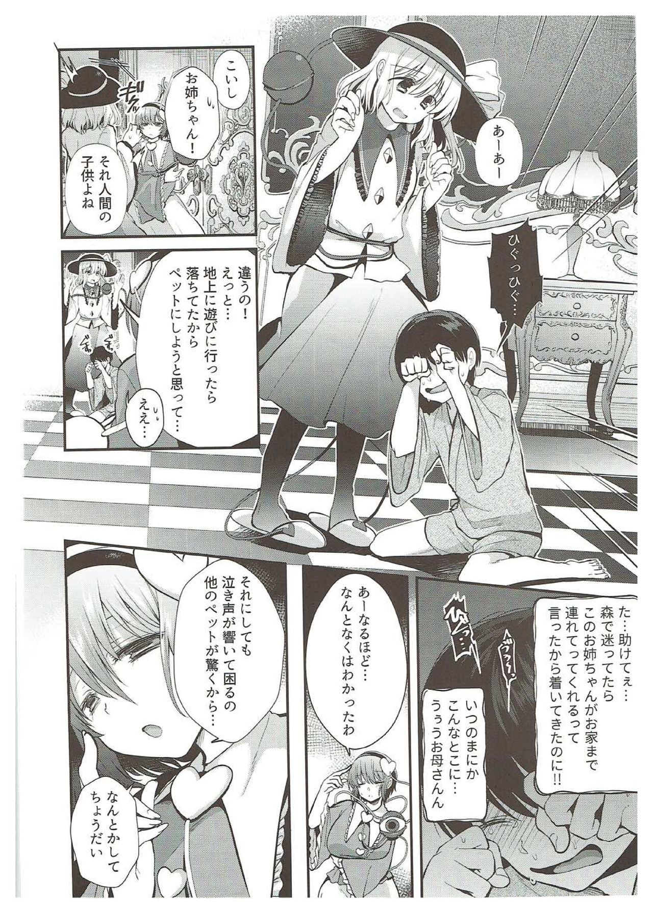 (Shuuki Reitaisai 4) [Berry!16 (Mori Guruta)] Komeiji Shimai no Kusuguri Pet (Touhou Project) page 3 full