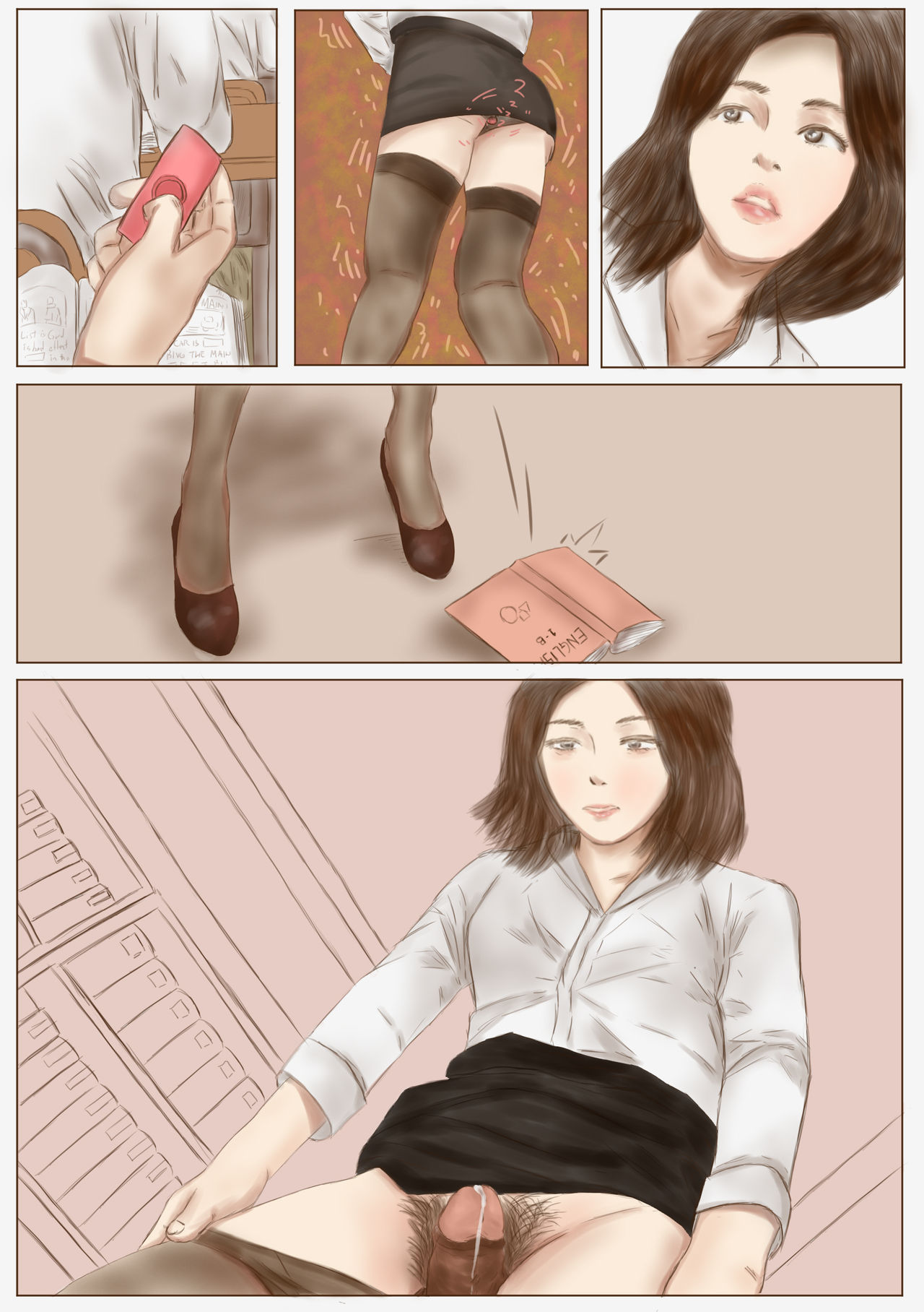 cute crossdressing teacher is my own slave. (part.1) page 3 full