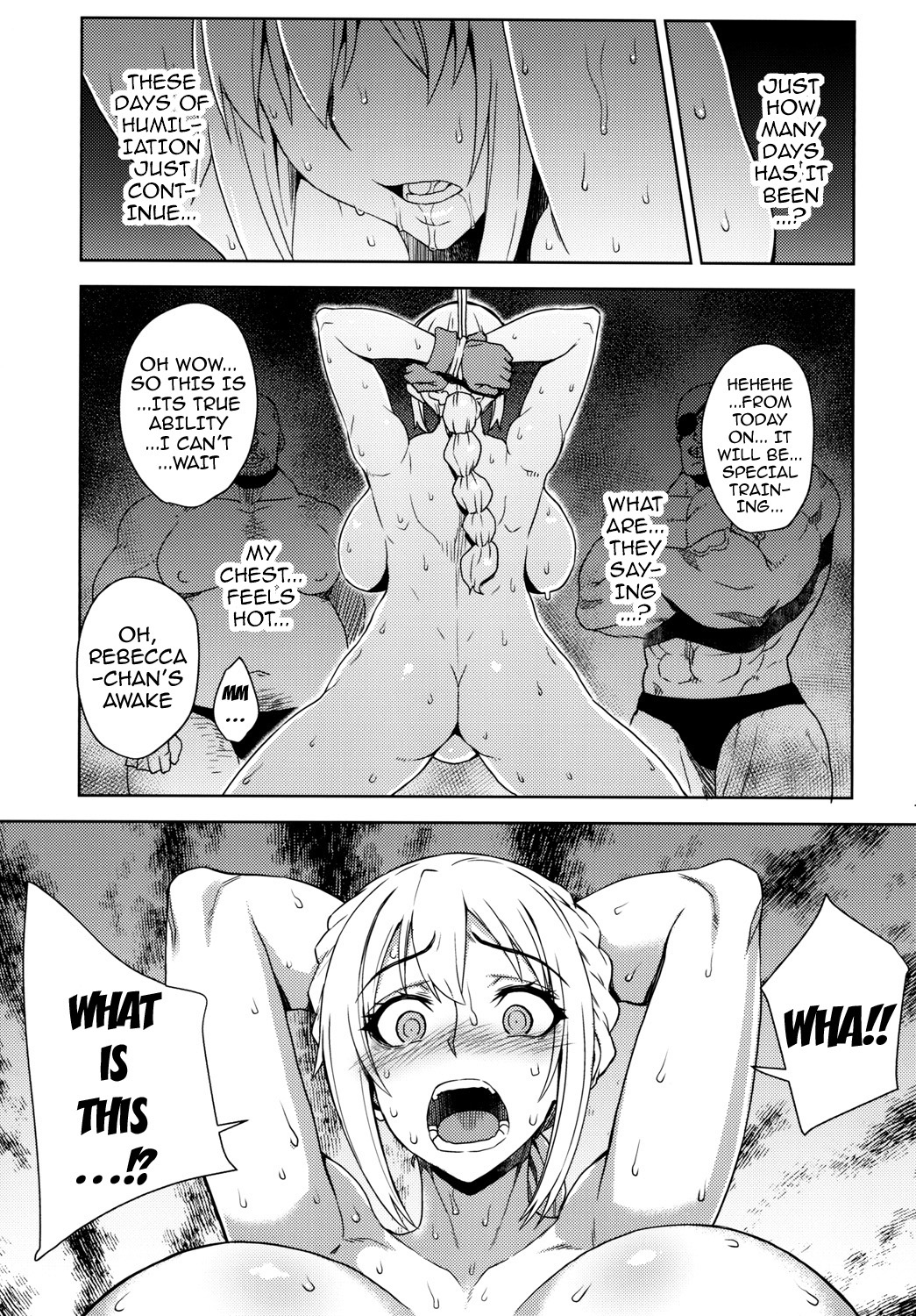 [Choujikuu Yousai Kachuusha (Denki Shougun)] Dorei Kentoushi Rebecca | Slave Gladiator Rebecca (One Piece) [English] {doujin-moe.us} [Digital] page 16 full