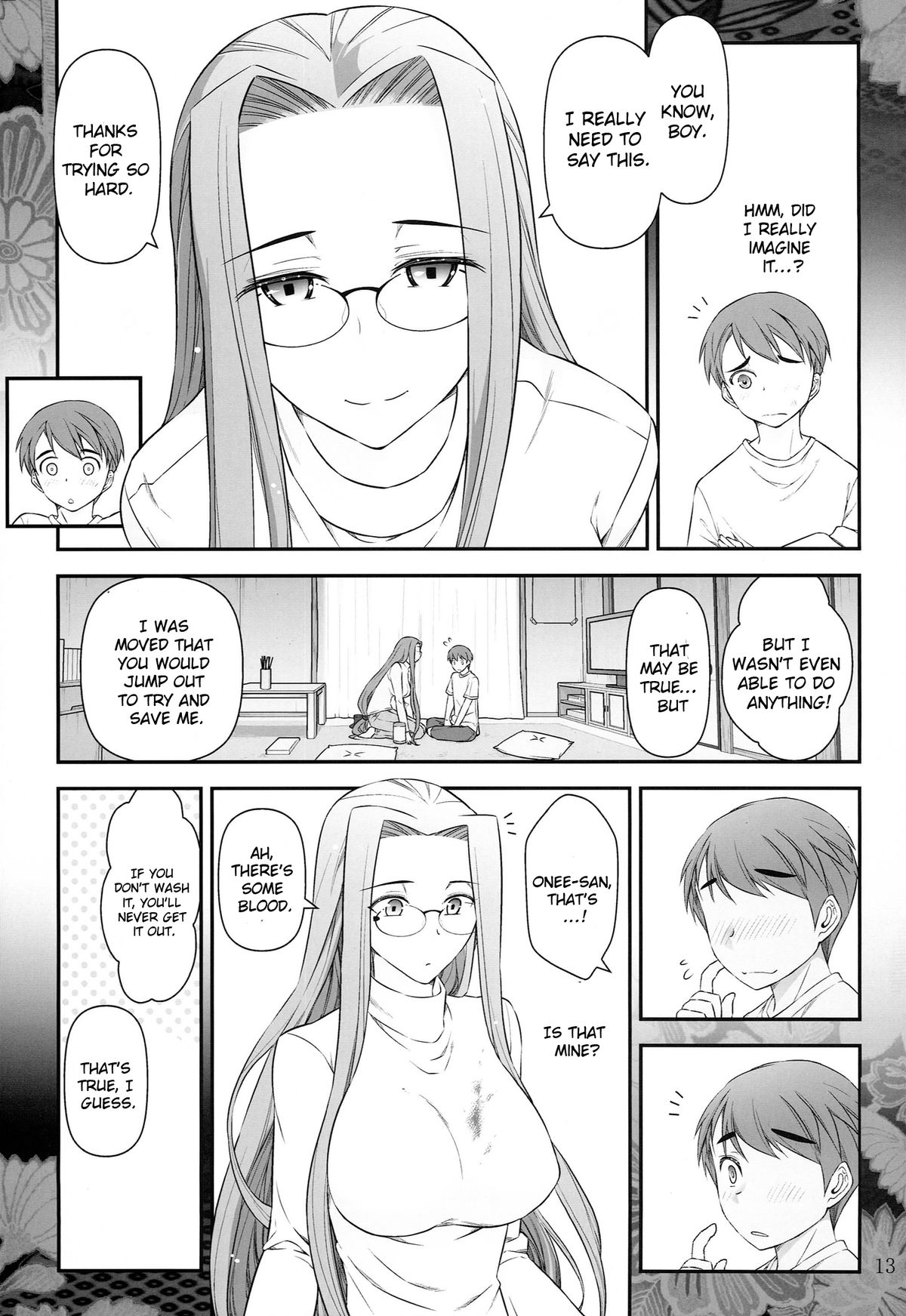 [Gamute de Kotei (Ohmi Takeshi)] Fate/stay night Rider-san to Shounen no Nichijou | Fate/Stay Night Rider and Shounen's Daily Affection (Fate/stay night) [English] {doujin-moe.us} page 14 full