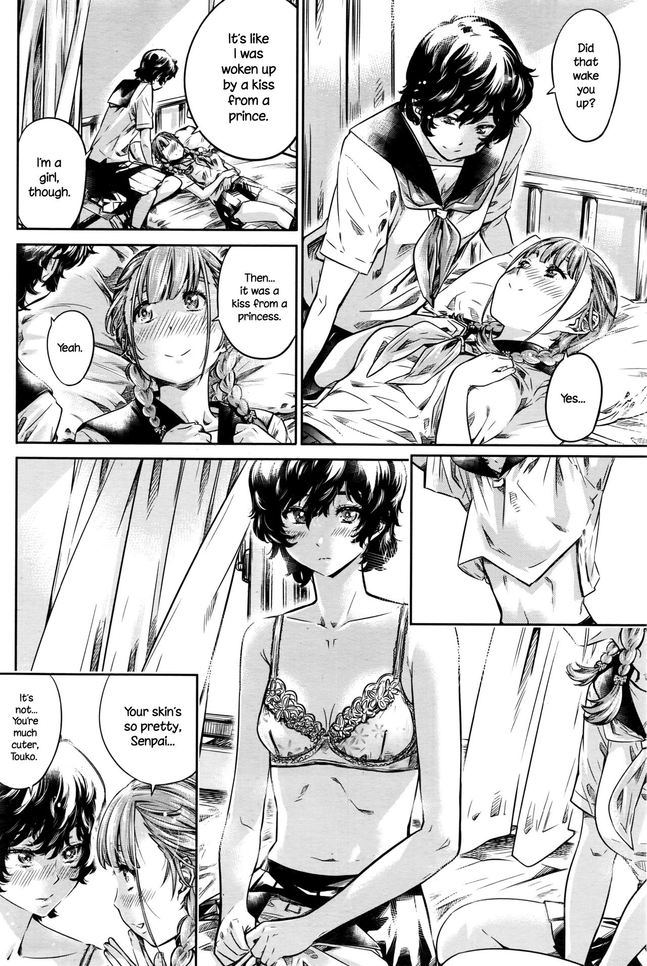 [MARUTA] Ojou-sama no Kuchizuke de Shoujo wa Me o Samasu | The Girl Awakens With a Kiss From the Princess [English] {NecroManCr} page 28 full