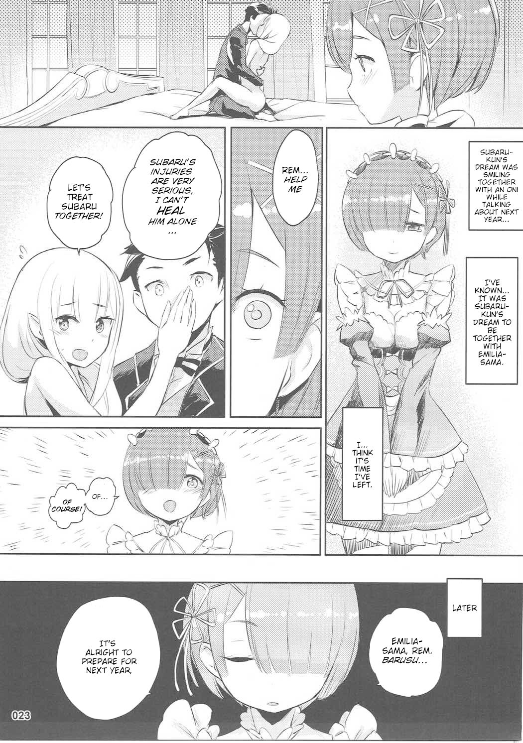 (C91) [Aokihoshi (Akaiguppy)] RE:Zero After Story (Re:Zero kara Hajimeru Isekai Seikatsu) [English] page 24 full