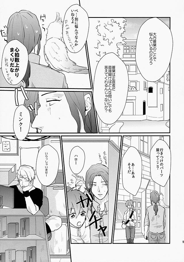 [NICO (nico)] Darling wa Shinpaisei. (DRAMAtical Murder) page 8 full