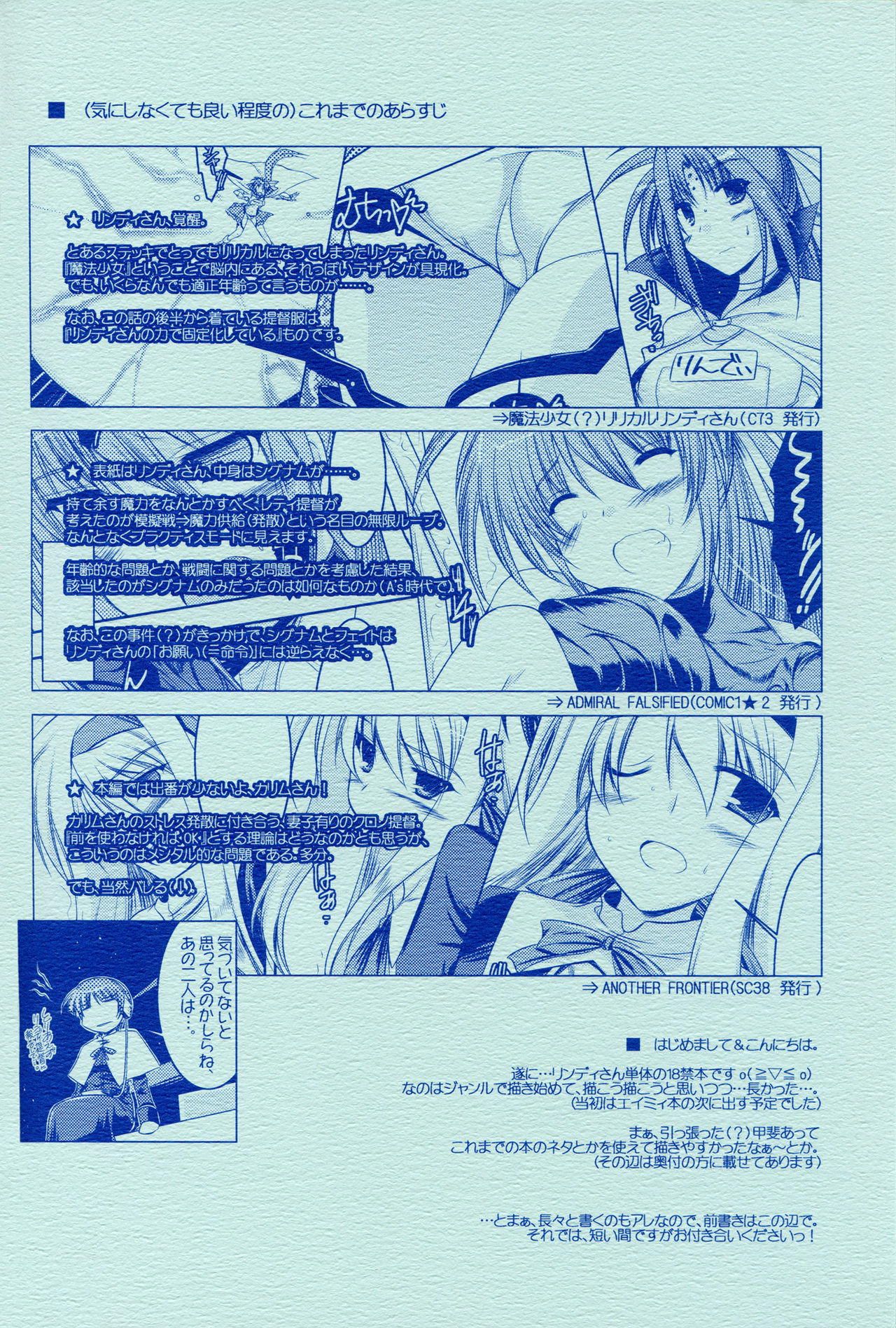 (C74) [ELHEART'S (Ibuki Pon)] ANOTHER FRONTIER 02 Magical Girl Lyrical Lindy-san #03 (Magical Girl Lyrical Nanoha StrikerS) page 3 full
