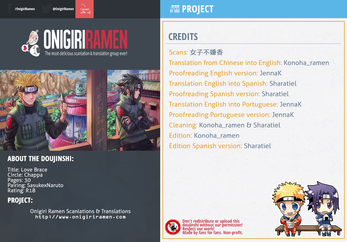 (SPARK8) [Soragoto (Chappa)] Love Brace (Naruto) [English] [Onigiri Ramen] page 2 full