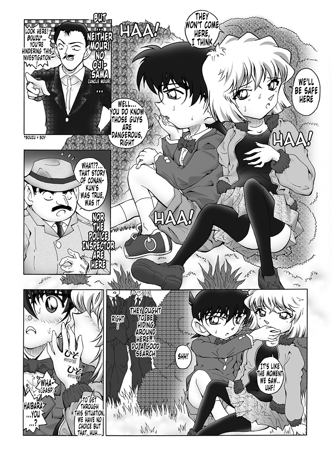 [Miraiya (Asari Shimeji)] Bumbling Detective Conan - File 5: The Case of The Confrontation with The Black Organiztion (Detective Conan) [English] {Tonigobe} page 5 full