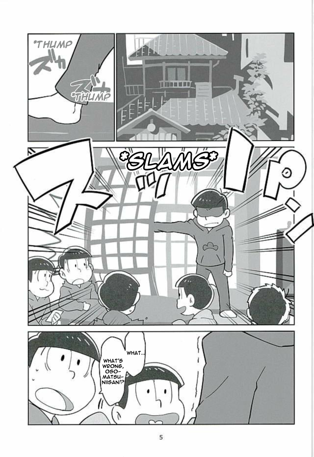 (6tsugo no Tamashii Forever) [OK-2 (Shiriana Doriru)] Uchi no Jinan wa Doutee Hishojo (Osomatsu-san) [English] [Rapinii] page 3 full