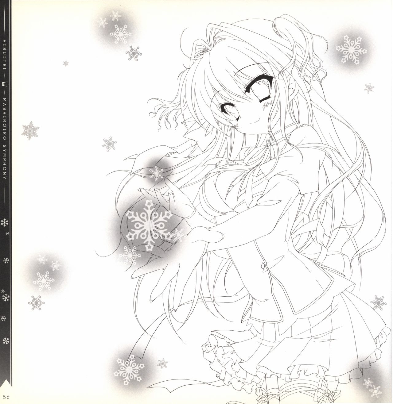 Mashiro-Iro Symphony illustration art book page 56 full