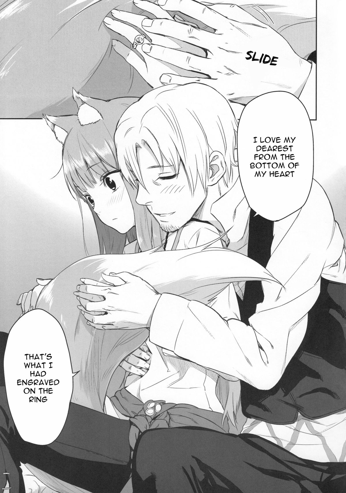 (C83) [Ajisaidenden (Kawakami Rokkaku, Takanashi Rei)] Harvest II (Spice and Wolf) [English] {Drunken Wolf} page 19 full