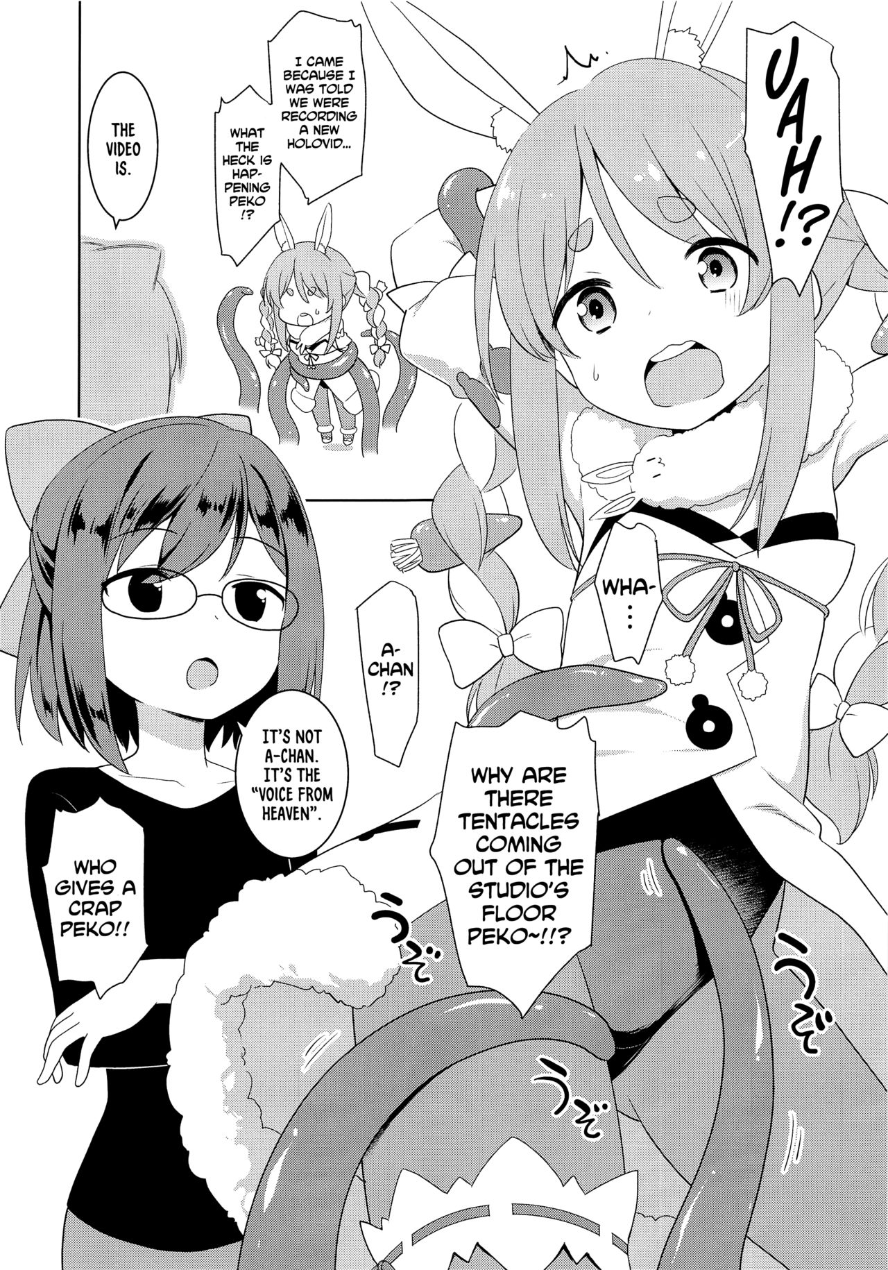 (HoloKle) [Rotary Engine (Kannazuki Motofumi)] Otona no Hologra | Adult's Holovid (Usada Pekora, Sakura Miko) [English] [Xzosk] page 3 full