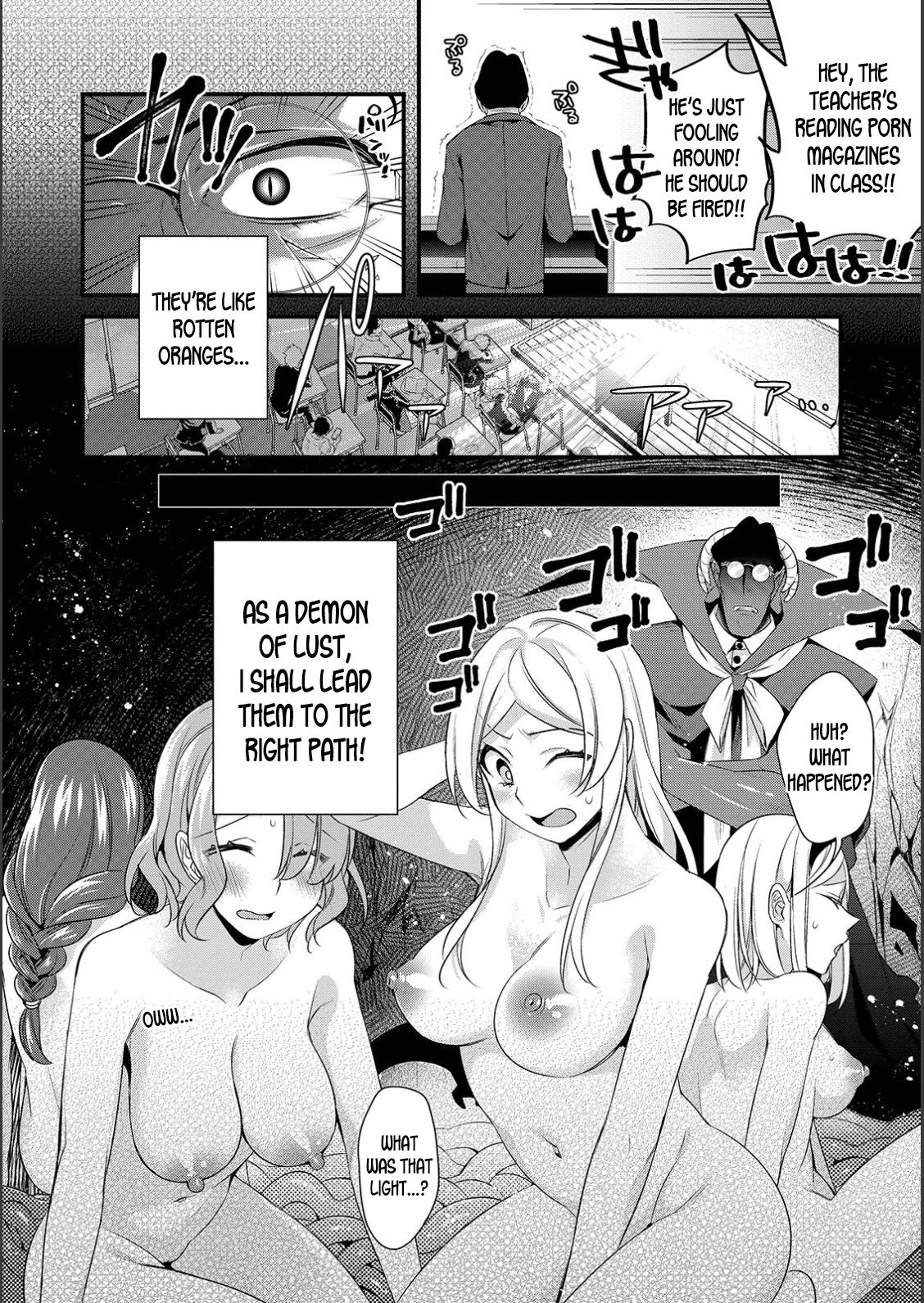 [Binbi] Jishou Maou Sensei no Kousei Kyoushitsu | Self Proclaimed Devil Lord Sensei's Rehab Class (WEB Ban Mesuiki!! Nyotaika Yuugi Vol.02) [English] [desudesu] page 2 full