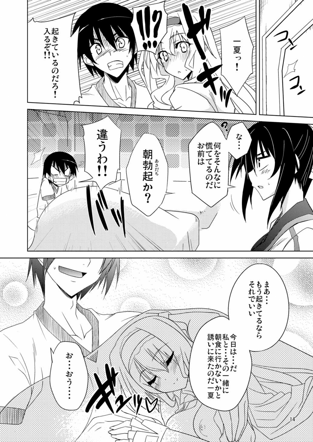 (SC52) [RADICAL DASH (Miyane Aki)] MORNING DREAM (IS <Infinite Stratos>) page 13 full