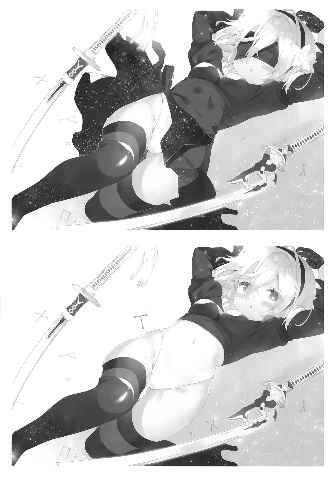 (COMIC1☆15) [Cocoa Holic (Yuizaki Kazuya)] [Gokuhi] YoRHa 2B-gata Shoushizai Kitai no Toriatsukaidoki ni Okeru Chuui Jikou Tsuutasu (NieR:Automata) page 16 full