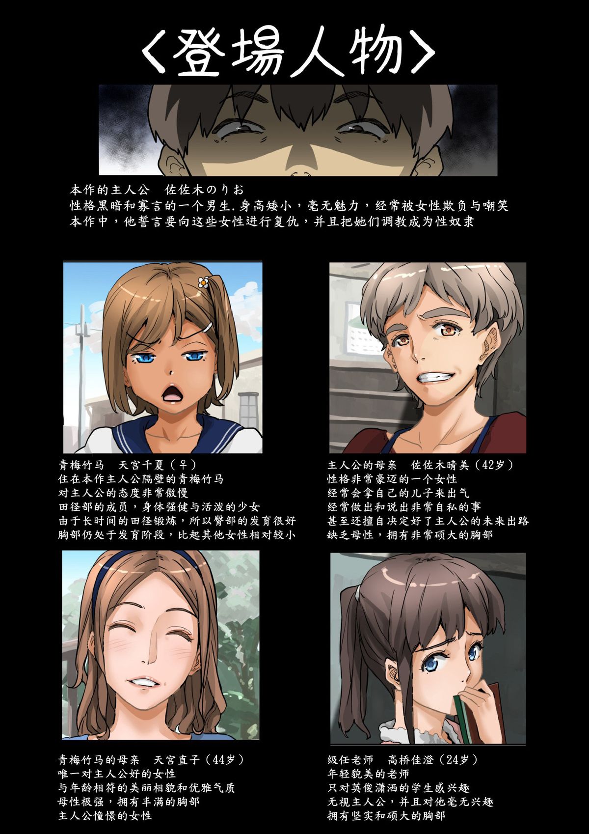[Hana Hook] Nekura Shounen no Fukushuu Harem Choukyou Keikaku [Chinese] [魔剑个人汉化] page 2 full