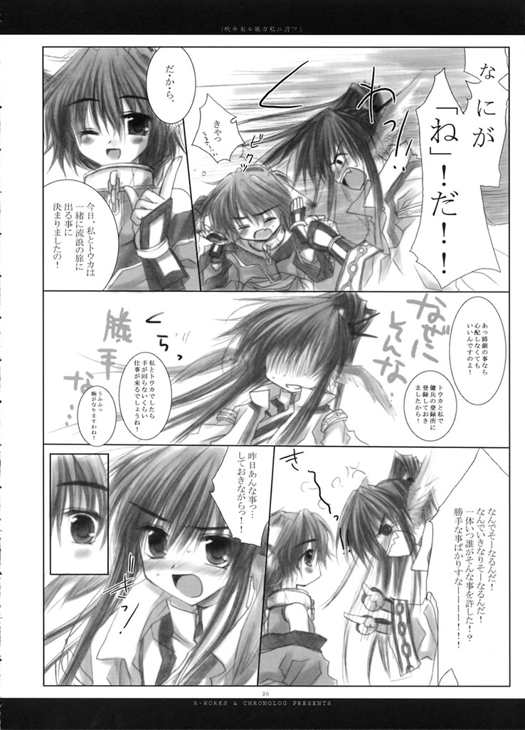 (Mimiket 7) [Chronolog (Sakurazawa Izumi)] Fuki Kuru Kaze ga Watashi ni Ifu | Wind that Blown Toward Me Talked (Utawarerumono) page 25 full