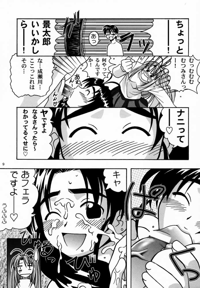 [Bakuhatsu BRS. (Bakuhatsu Gorou)] Yukemuri Daiou (Love Hina) page 8 full