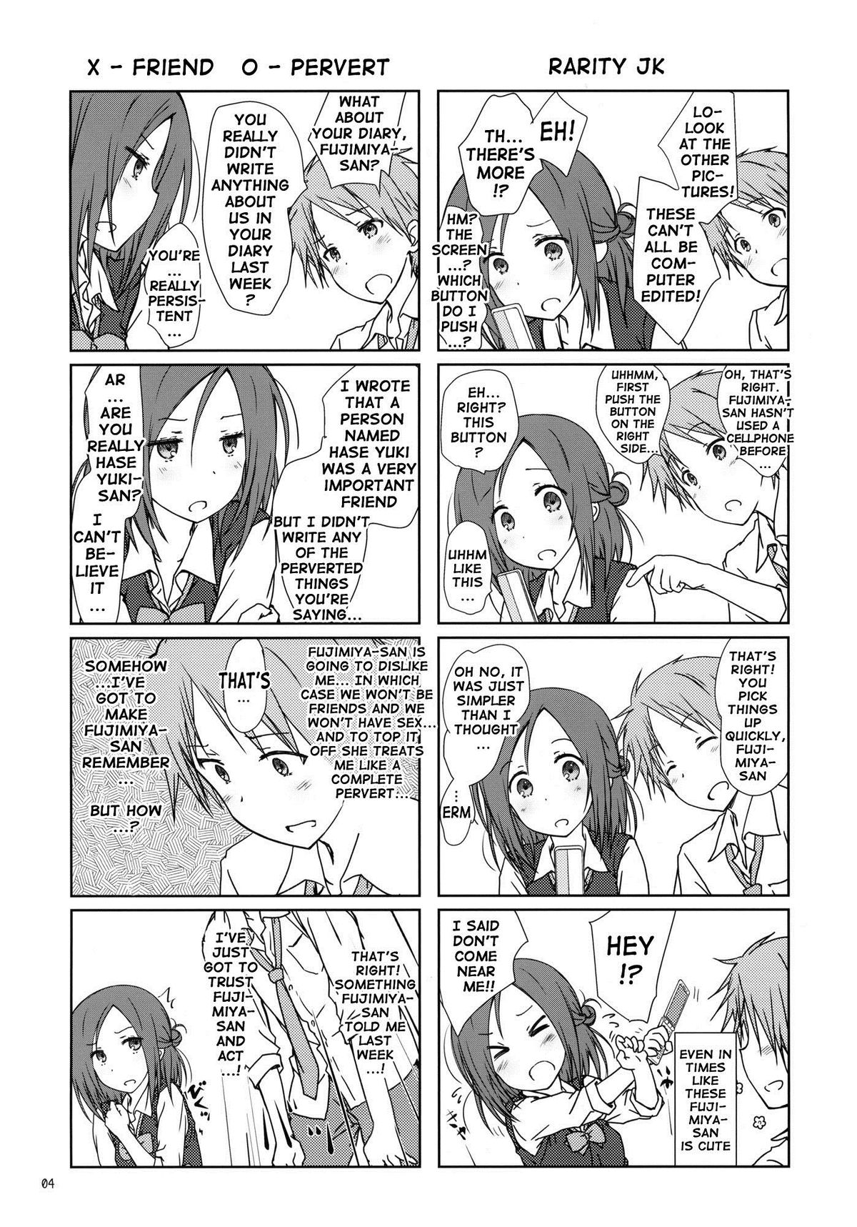 (C86) [Super Flat Lolinitron (Focke Wolf)] Tomodachi to no Sex. | Sex With Friends (One Week Friends) [English] {doujin-moe.us} page 3 full